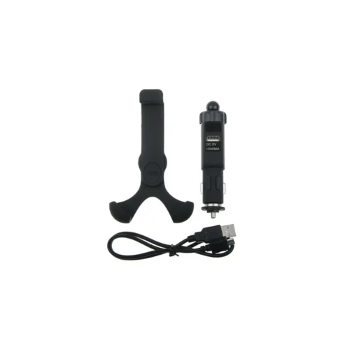 Chargeur Voiture Avec Support Intégré Pour IPhone -Atelier Mobile chargeur voiture support integre iphone 4