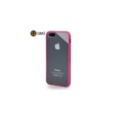 Coque IPhone 5 / 5S / SE Q-case Transparente - Magenta
