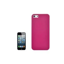 Coque IPhone 5 / 5S / SE Sable Mouvant Givré - Rose