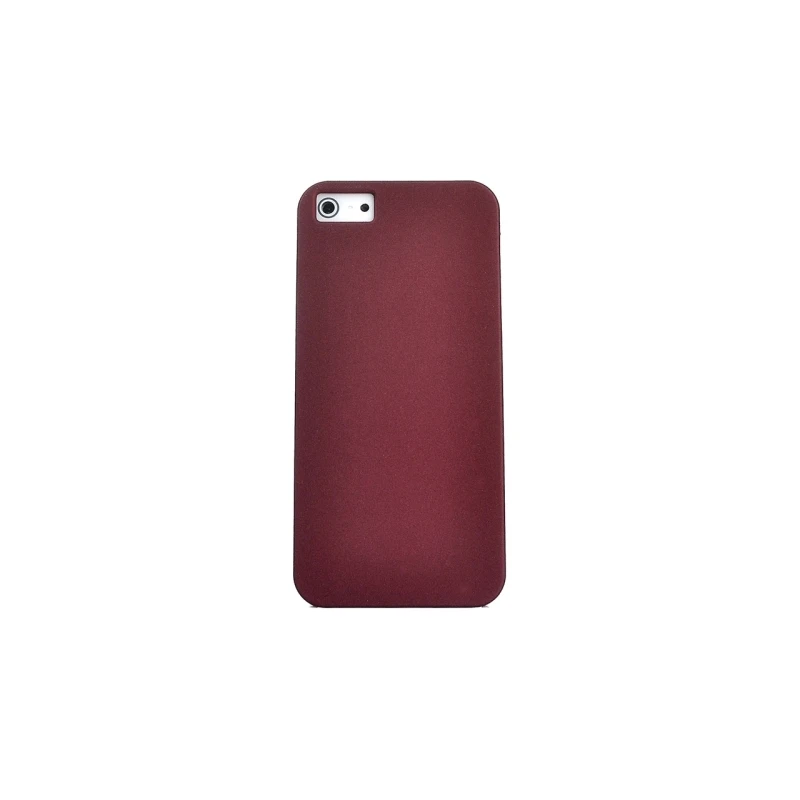 Coque IPhone 5 / 5S / SE Sable Mouvant Givré - Rouge Vin 2 Coque IPhone 5 / 5S / SE Sable Mouvant Givré - Rouge Vin – Image 2