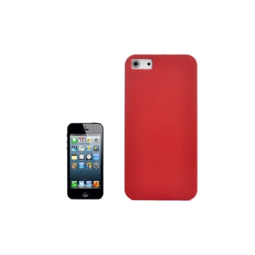 Coque IPhone 5 / 5S / SE Sable Mouvant Givré - Rouge