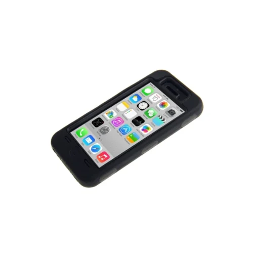 Coque IPhone 5C Anti Dérapante - Noir -Atelier Mobile coque iphone 5c anti derapante noir 2
