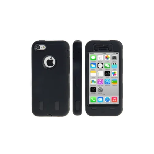 Coque IPhone 5C Anti Dérapante - Noir