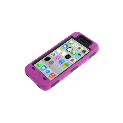 Coque IPhone 5C Anti Dérapante - Rose -Atelier Mobile coque iphone 5c anti derapante rose 2