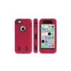 Coque IPhone 5C Anti Dérapante- Rouge