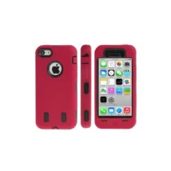 Coque IPhone 5C Anti Dérapante- Rouge