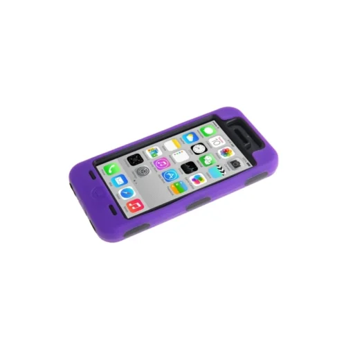 Coque IPhone 5C Anti Dérapante - Violet -Atelier Mobile coque iphone 5c anti derapante violet 2