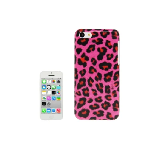 Coque IPhone 5C Léopard - Mangenta