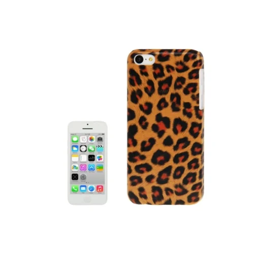 Coque IPhone 5C Léopard - Orange
