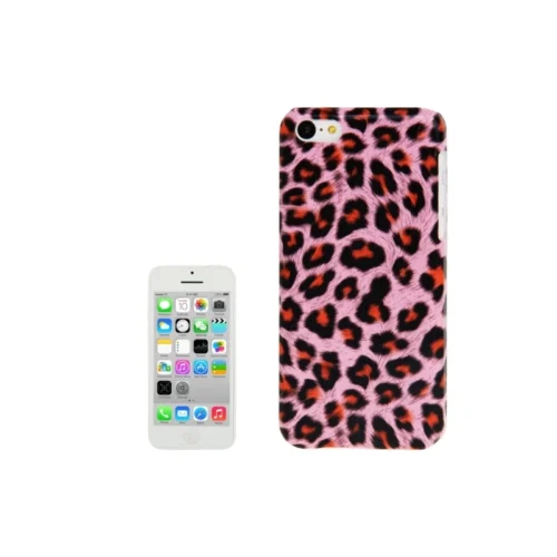 Coque IPhone 5C Léopard - Rose