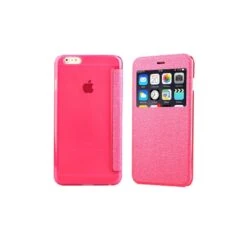 Coque IPhone 6 / 6S à Rabat Fenêtre Porte-cartes - Rose