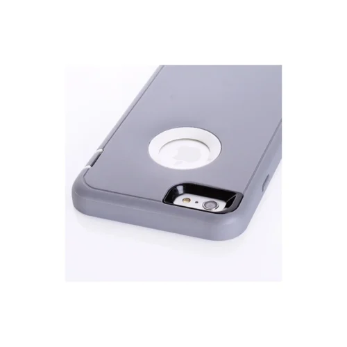 Coque IPhone 6 Plus / 6S Plus Bicolore Anti-choc - Blanc / Gris -Atelier Mobile coque iphone 6 plus 6s plus bicolore anti choc blanc gris 2