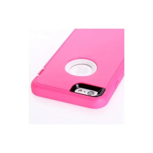 Coque IPhone 6 Plus / 6S Plus Bicolore Anti-choc - Rose / Blanc -Atelier Mobile coque iphone 6 plus 6s plus bicolore anti choc rose blanc 2