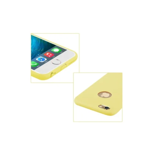 Coque IPhone 6 Plus / 6S Plus TPU - Jaune -Atelier Mobile coque iphone 6 plus 6s plus tpu baseus jaune 3