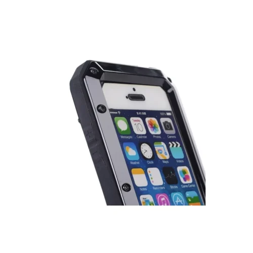 Coque IPhone Waterproof Anti-choc 5 / 5S / SE - Noir -Atelier Mobile coque iphone waterproof anti choc 5 5s se noir 2