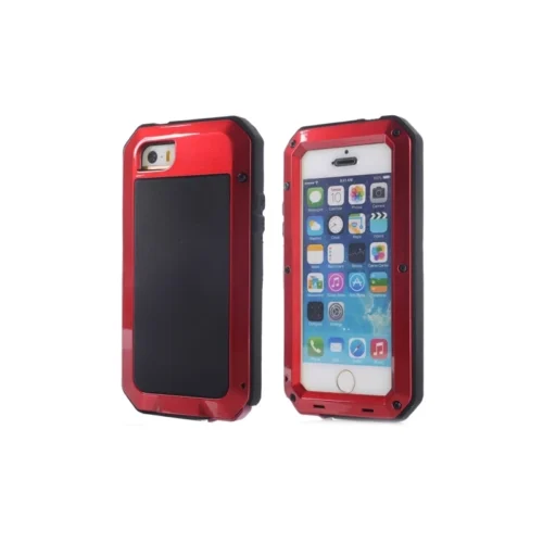 Coque IPhone Waterproof Anti-choc 5 / 5S / SE - Rouge