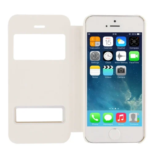 Etui Cuir Double View IPhone 5 Et 5S -Atelier Mobile etui cuir double view iphone 5 5s 17