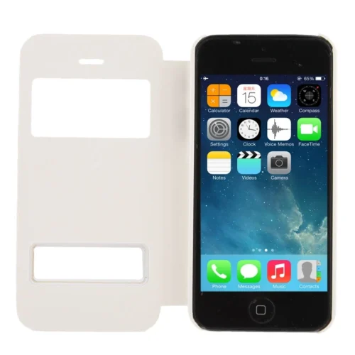 Etui Cuir Double View IPhone 5 Et 5S -Atelier Mobile etui cuir double view iphone 5 5s 18