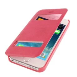Etui Cuir Double View IPhone 5 Et 5S -Atelier Mobile etui cuir double view iphone 5 5s 9
