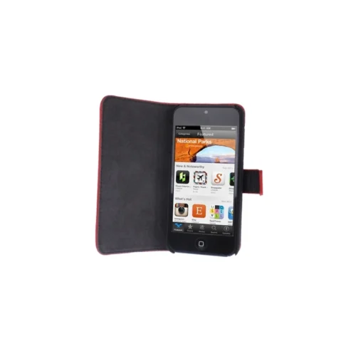 Etui En Cuir IPod Touch 5 Avec Ouverture Flip Et Stand -Atelier Mobile etui cuir ipod touch 5 flip stand 18