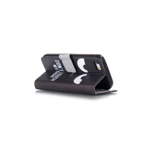 Housse IPhone 5 / 5S / SE Porte-cartes Intégré "don't Touch My Phone" - Noir 5 Housse IPhone 5 / 5S / SE Porte-cartes Intégré "don't Touch My Phone" - Noir -Atelier Mobile house iphone 5 5s se porte cartes integre don t touch my phone noir 2