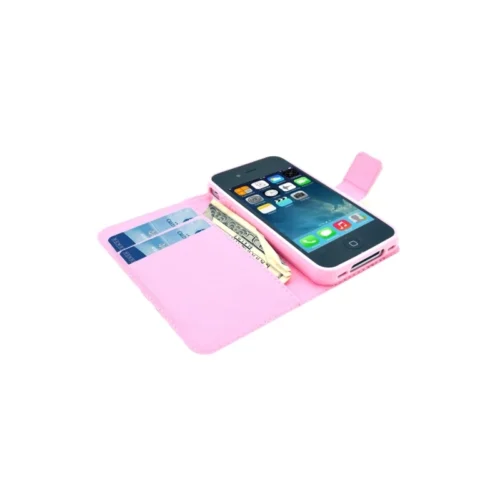 Housse IPhone 5C Rabat Porte-cartes Intégré Motif "ancre Marine" - Rose / Bleu -Atelier Mobile housse iphone 5c rabat porte cartes integre motif ancre marine rose bleu 2