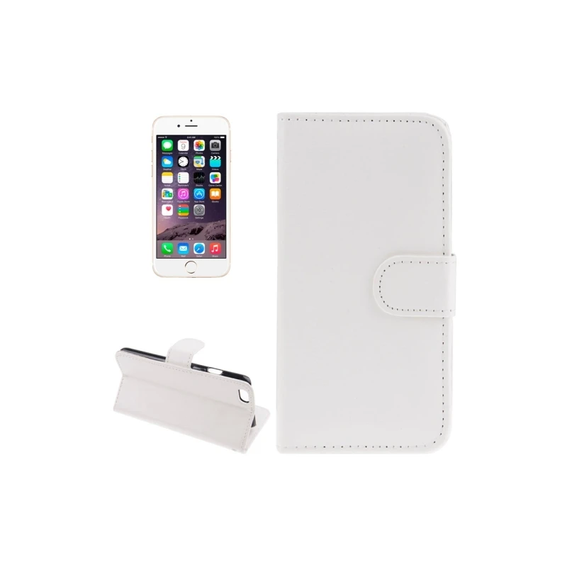 Housse Porte-Cartes En Cuir IPhone 6 Et 6S - Blanc 1 Housse Porte-Cartes En Cuir IPhone 6 Et 6S - Blanc