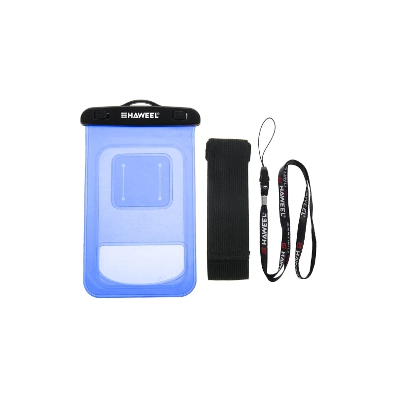 Housse Waterproof IPhone 5 / 5S / SE HAWEEL Transparente - Bleu 2 Housse Waterproof IPhone 5 / 5S / SE HAWEEL Transparente - Bleu – Image 2