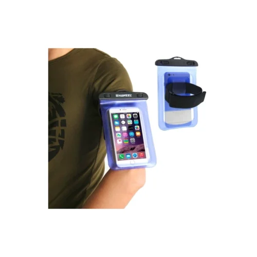 Housse Waterproof IPhone 5 / 5S / SE HAWEEL Transparente - Bleu 6 Housse Waterproof IPhone 5 / 5S / SE HAWEEL Transparente - Bleu -Atelier Mobile housse waterproof iphone 5 5s se haweel transparente bleu 2