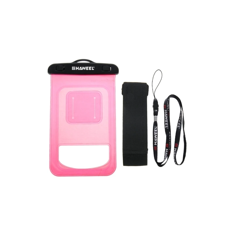 Housse Waterproof IPhone 5 / 5S / SE HAWEEL Transparente - Rose 2 Housse Waterproof IPhone 5 / 5S / SE HAWEEL Transparente - Rose – Image 2