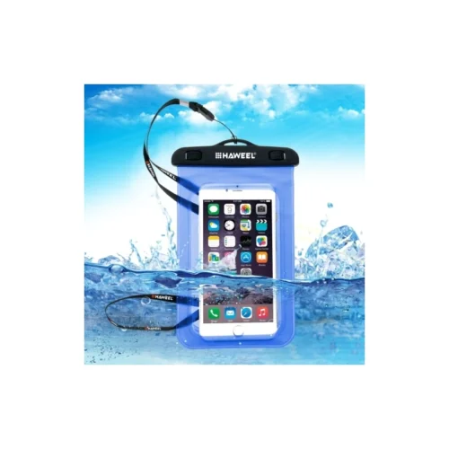 Housse Waterproof IPhone 6 / 6S Transparente - Bleu