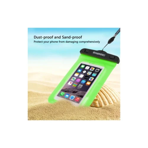 Housse Waterproof IPhone 6 / 6S Transparente - Vert -Atelier Mobile housse waterproof iphone 6 6s haweel transparente vert 3