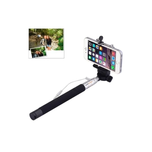 Perche à Selfie Extensible Avec Bouton Intégré - Longueur 1m
