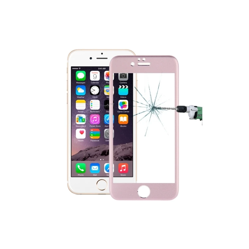 Protection IPhone 6 / 6S Face Avant Titane - Rose 1 Protection IPhone 6 / 6S Face Avant Titane - Rose