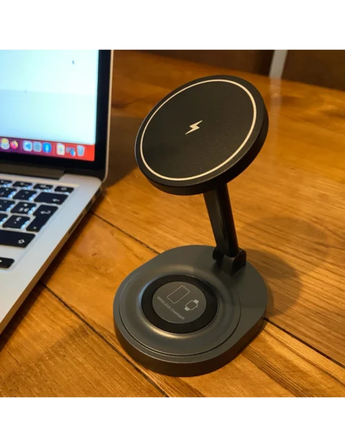 Support De Recharge Magsafe 2 En 1 - Chargez Et Exposez Vos Appareils Avec Élégance